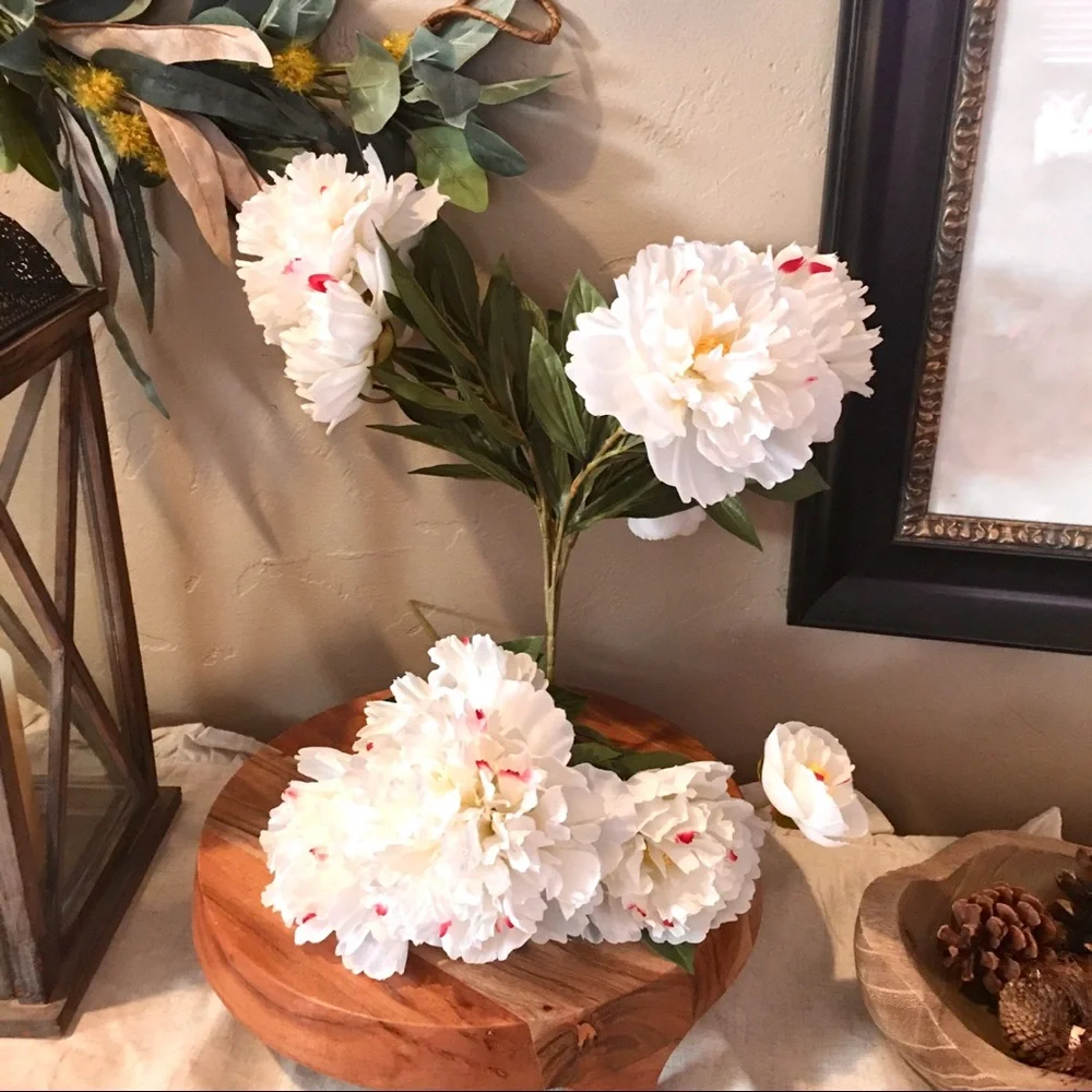 Wedding flowers fake faux floral flower bundle bouquet bridal